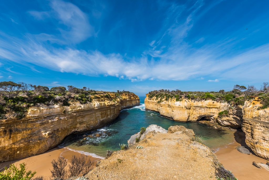View,Of,The,Loch,Ard,Gorge,In,Port,Campbell,,Victoria,